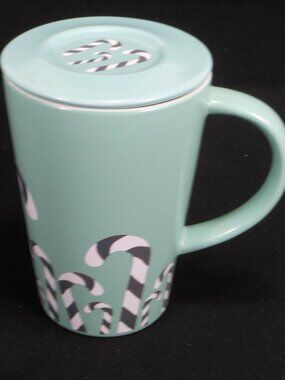 David's Tea coffee mug with lid